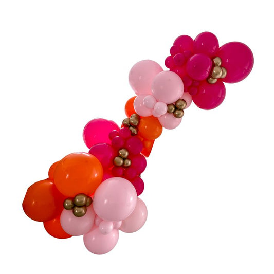 Hot Pink/Orange/Pink Balloon Garland - BG2