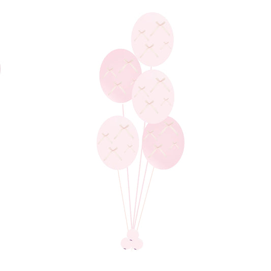 Bow Helium Balloon bundle Kids baby
