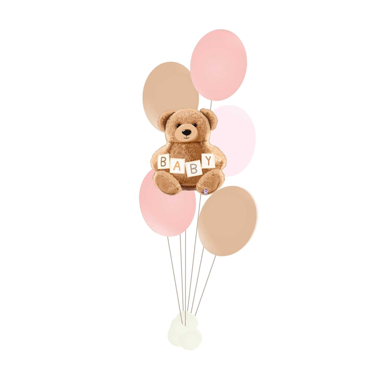 Bear baby Helium Balloon bundle 6