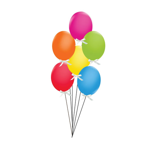 Rainbow Bouquet Helium Balloons