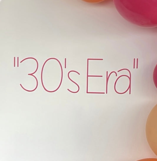 “ In my ERA ” decal bday
