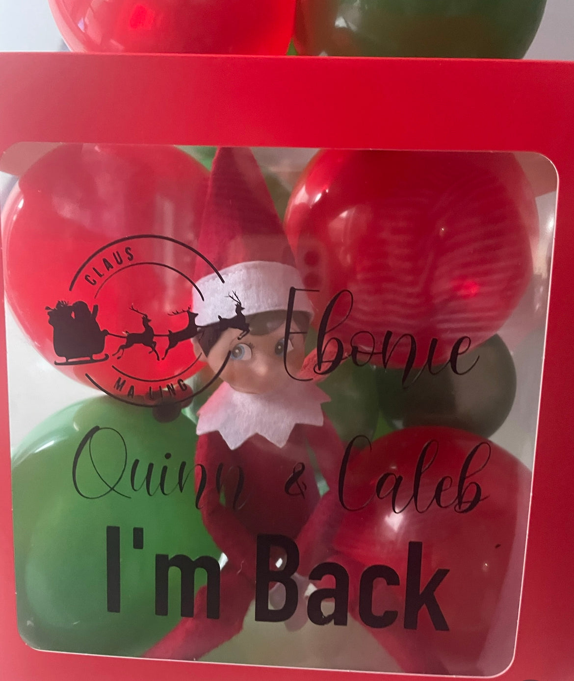 Elf on the Shelf - OPTION 1 - Naughty Elf