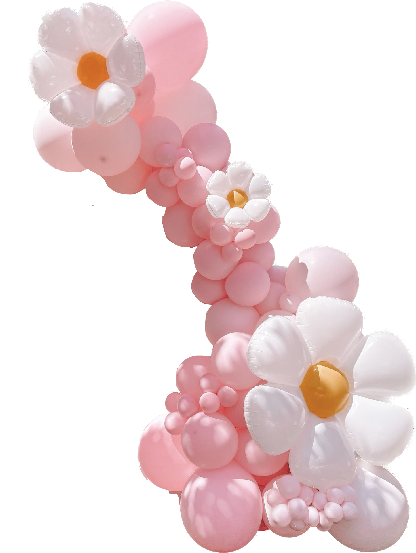 Kids Balloon Garland - Pastel pink/Pink/Daisy's - BG