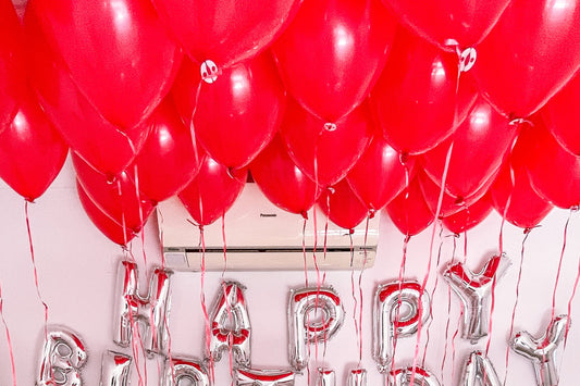 30 Helium Balloons (ROOF) bouquets