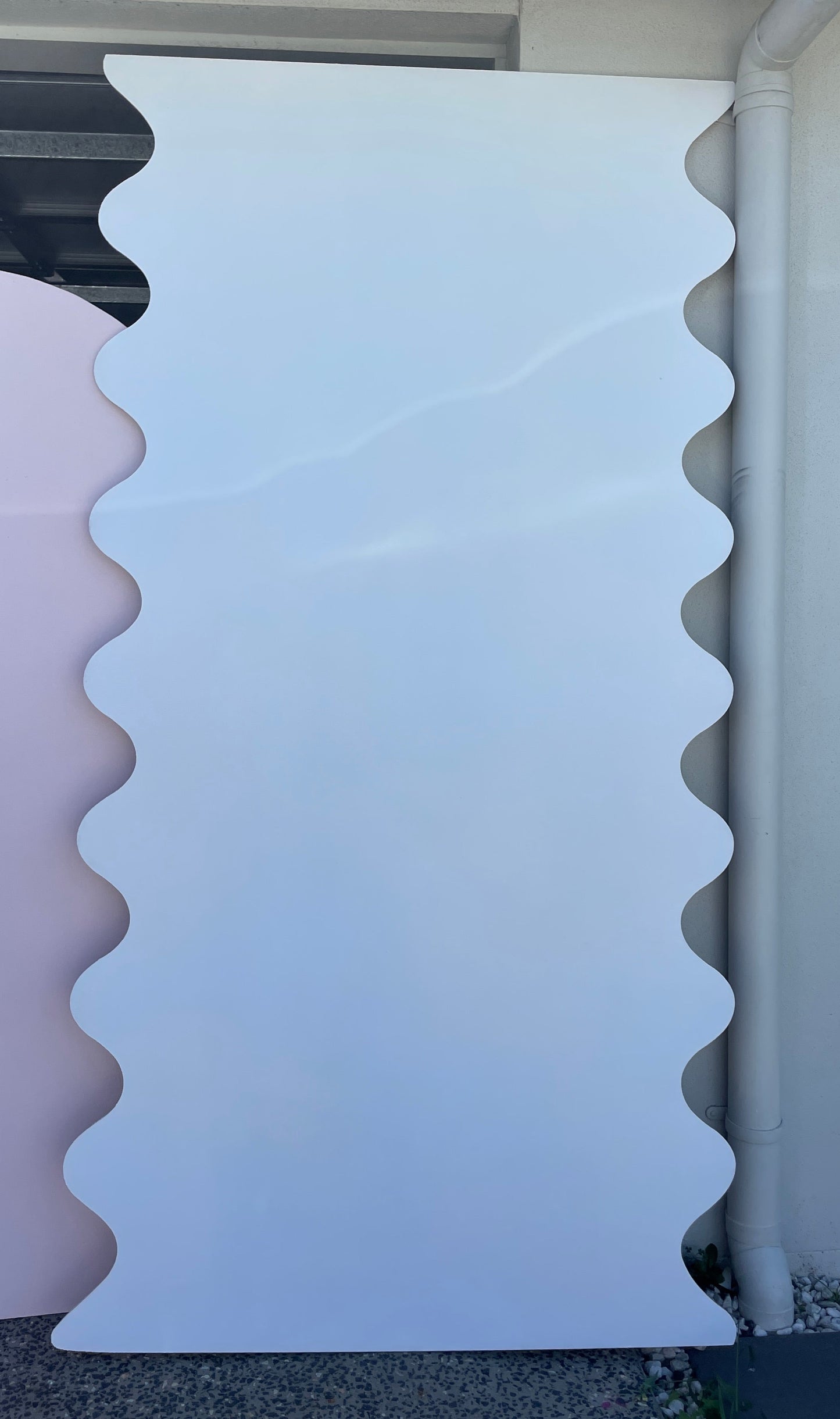 *NEW* 2m x 1m MDF WAVY RECTANGLE backdrop ONLY