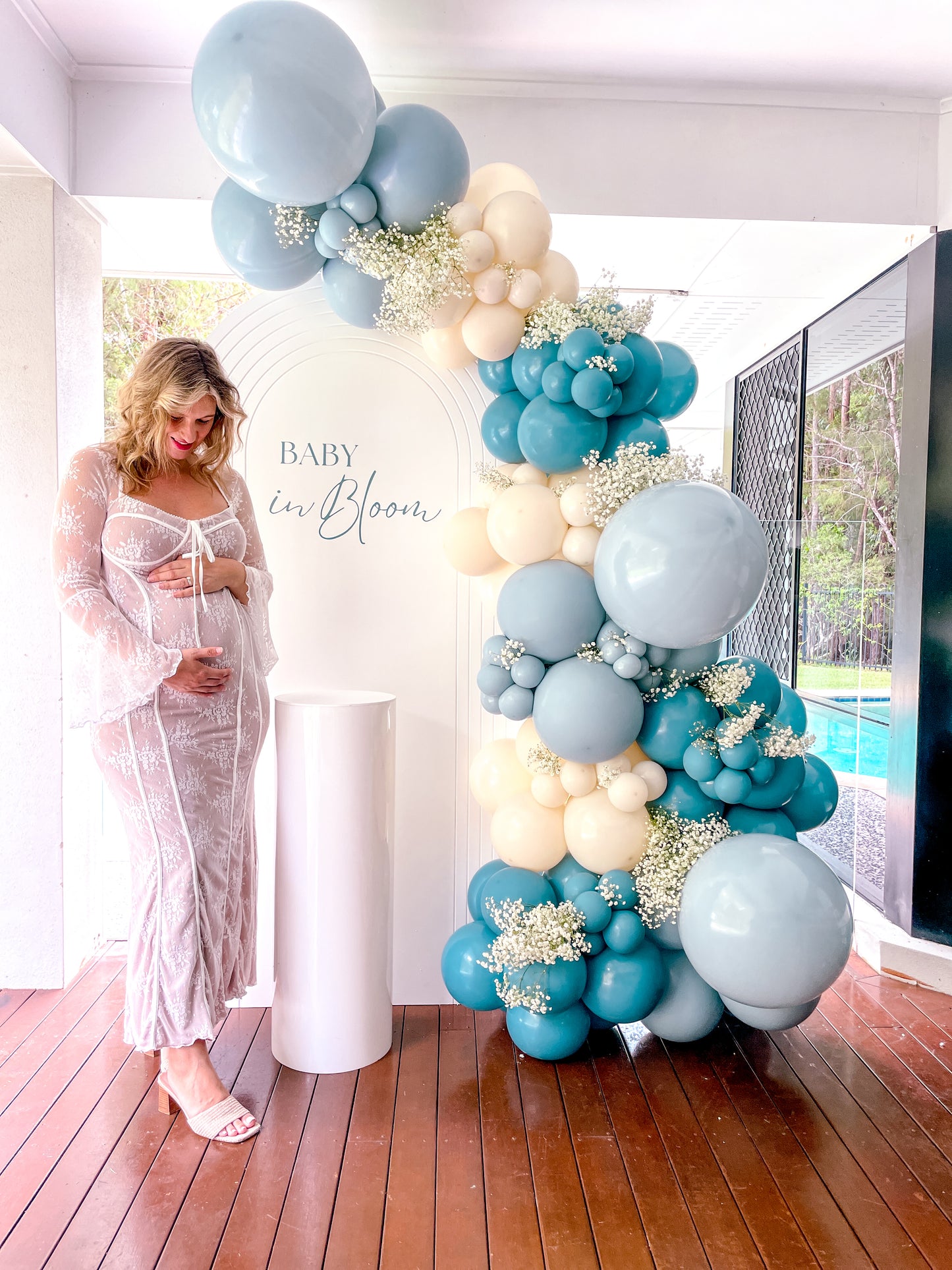 2m x 1m MDF RIPPLE ARCH backdrop ONLY