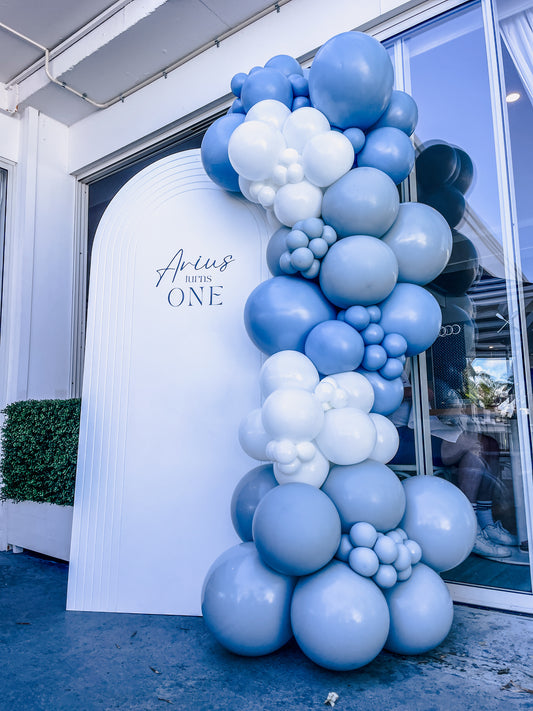 2m x 1m MDF RIPPLE ARCH backdrop ONLY