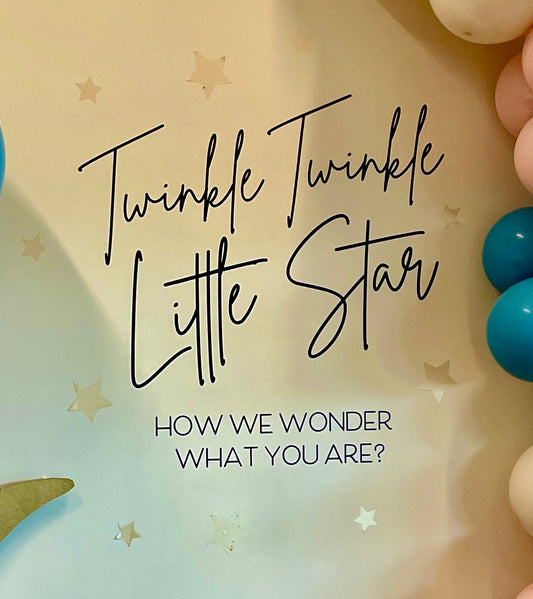 Twinkle Twinkle little star Decal