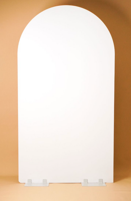 PVC SAIL Backdrop Arch 1100W*1900mmH White With Base