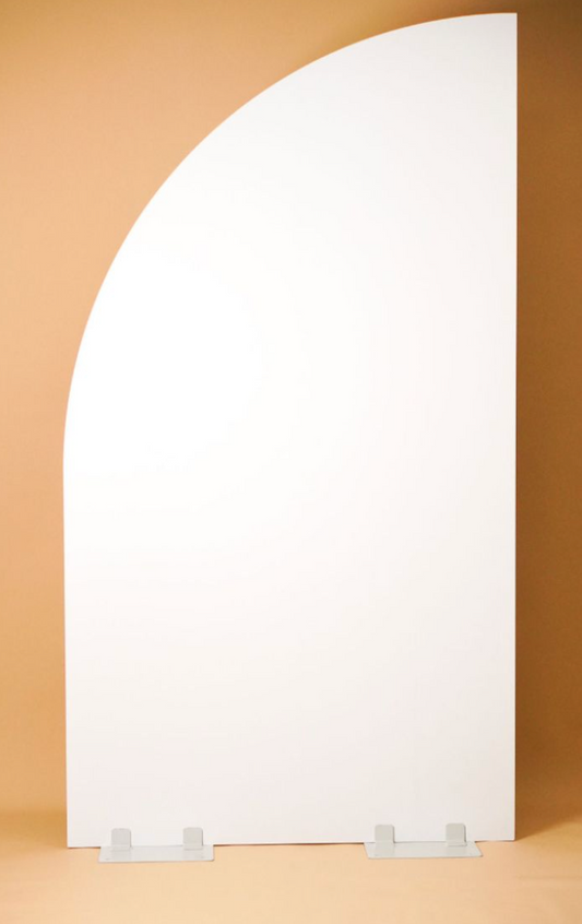 PVC Sail Backdrop 1100W*1900mmH White (Base Included)