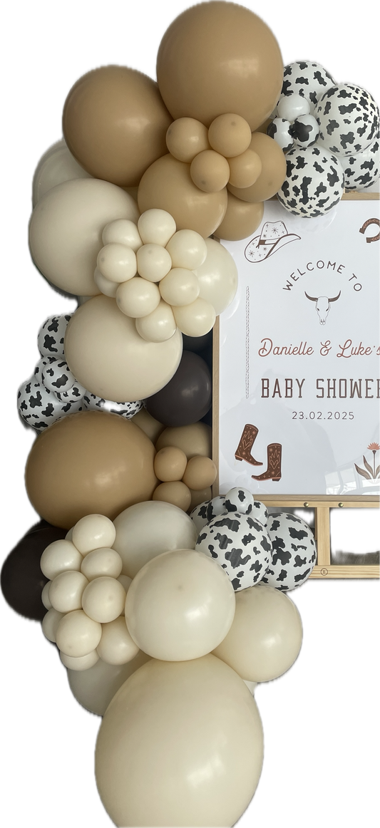 Cowboy/cowgirl - LUXE Standard Balloon Garland - BG2