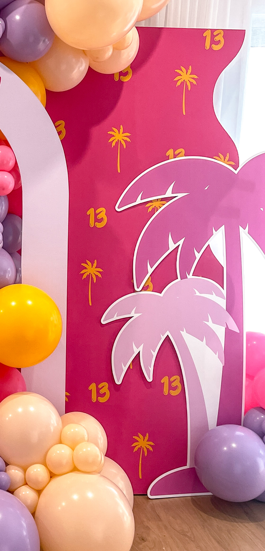 NEW 1.7 m x 80CM WAVY Rectangle  Backdrop ONLY