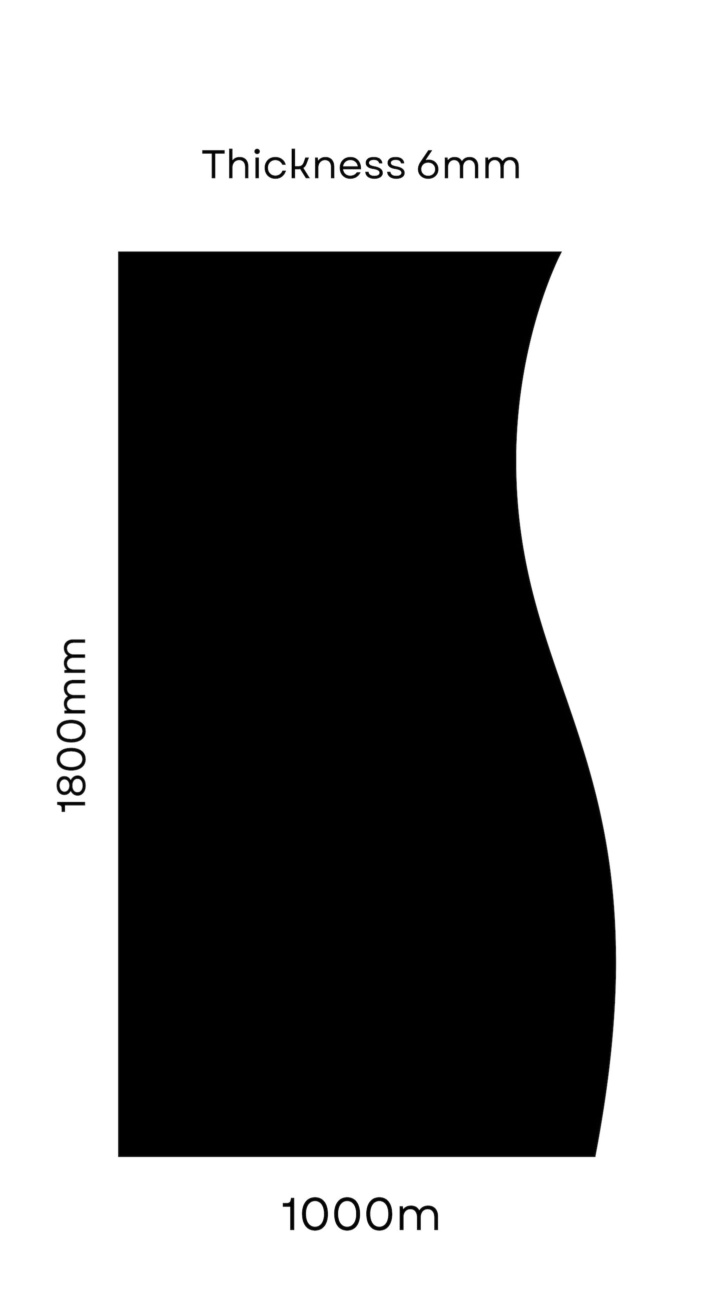 *NEW* 1.8m x 1m Wavy Backdrop MDF WAVY backdrop ONLY