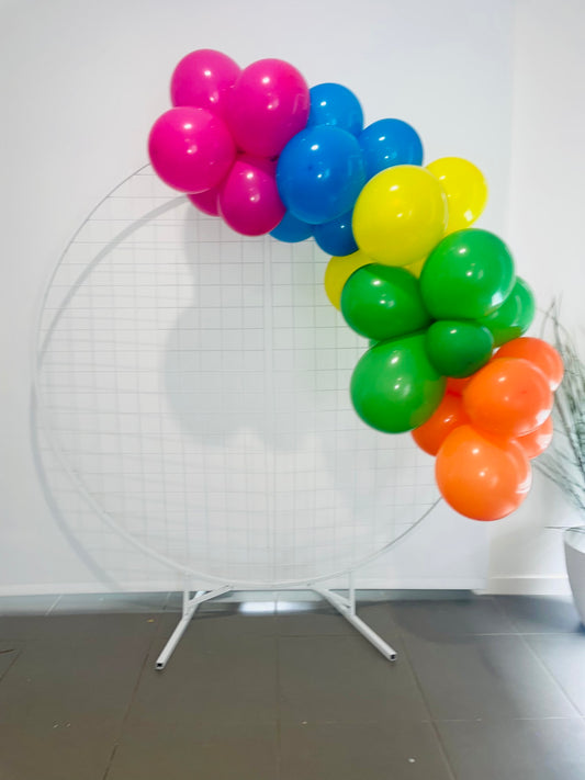 Ready To Hang - Bright reveal Rainbow - Standard Balloon Garland