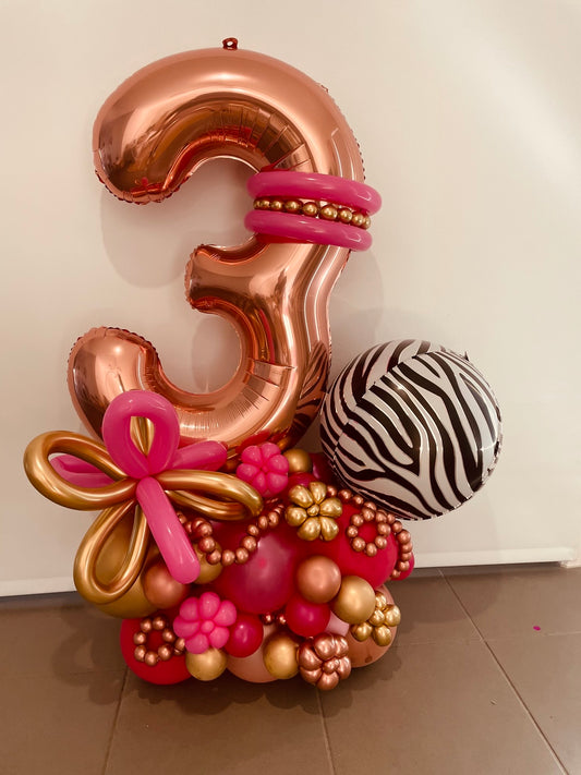 86cm Number Balloon Bouquets medium kids