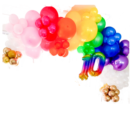 Ready To Hang - Metallic Rainbow - Standard Balloon Garland