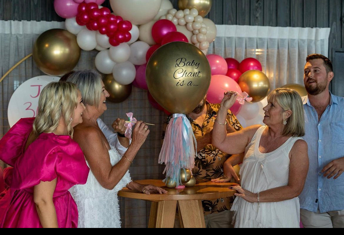 Gender Reveal Balloon ( Custom Writing )