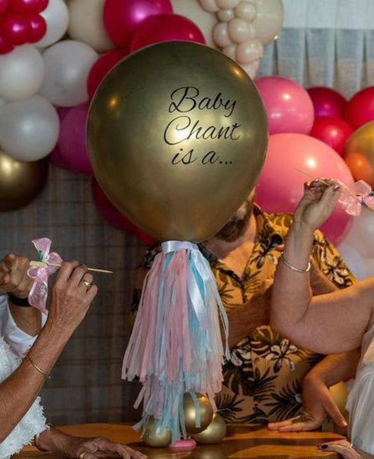 Gender Reveal Balloon ( Custom Writing )
