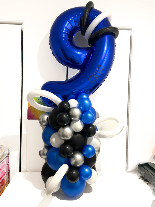 86cm Number bouquet Medium Kids Balloon Column