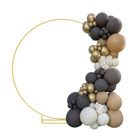 NEW Latte/Brown/White Sand Balloon Garland - BG2 (Copy)