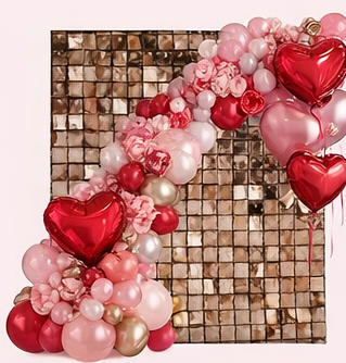 Valentines Day Shimmer Wall package