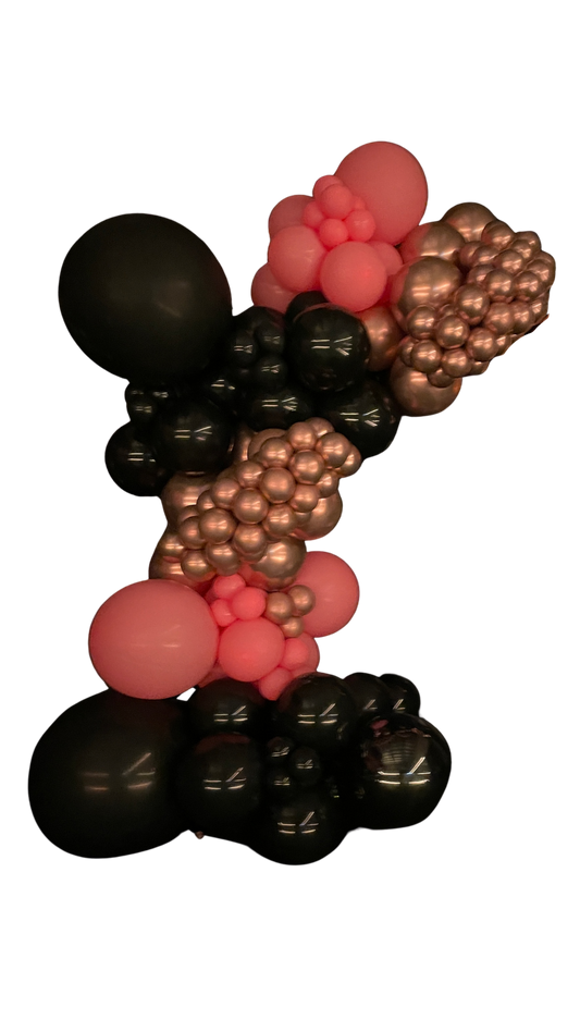 NEW BLACK/GOLD/QUEEN PINK Garland - BG2