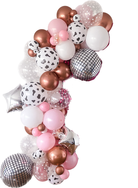 Ready To Hang - Disco cowgirl Deluxe Balloon Garland