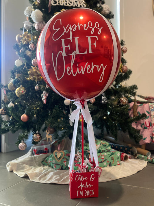 Elf on the Shelf  OPTION 3 - Custom Hot Air Balloon