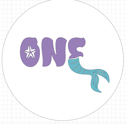 One Mermaid Vinyl Decal