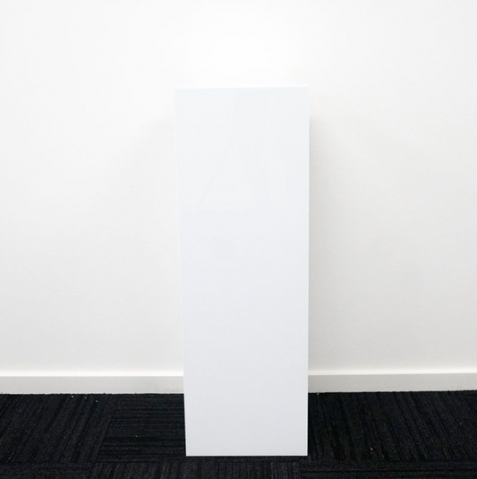 Acrylic Square Plinth (300 x 300 x 900mmH) Gloss White