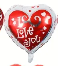 Valentines Day Heart Balloon Bouquet