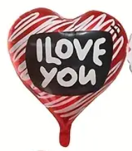 Valentines Day Heart Balloon Bouquet