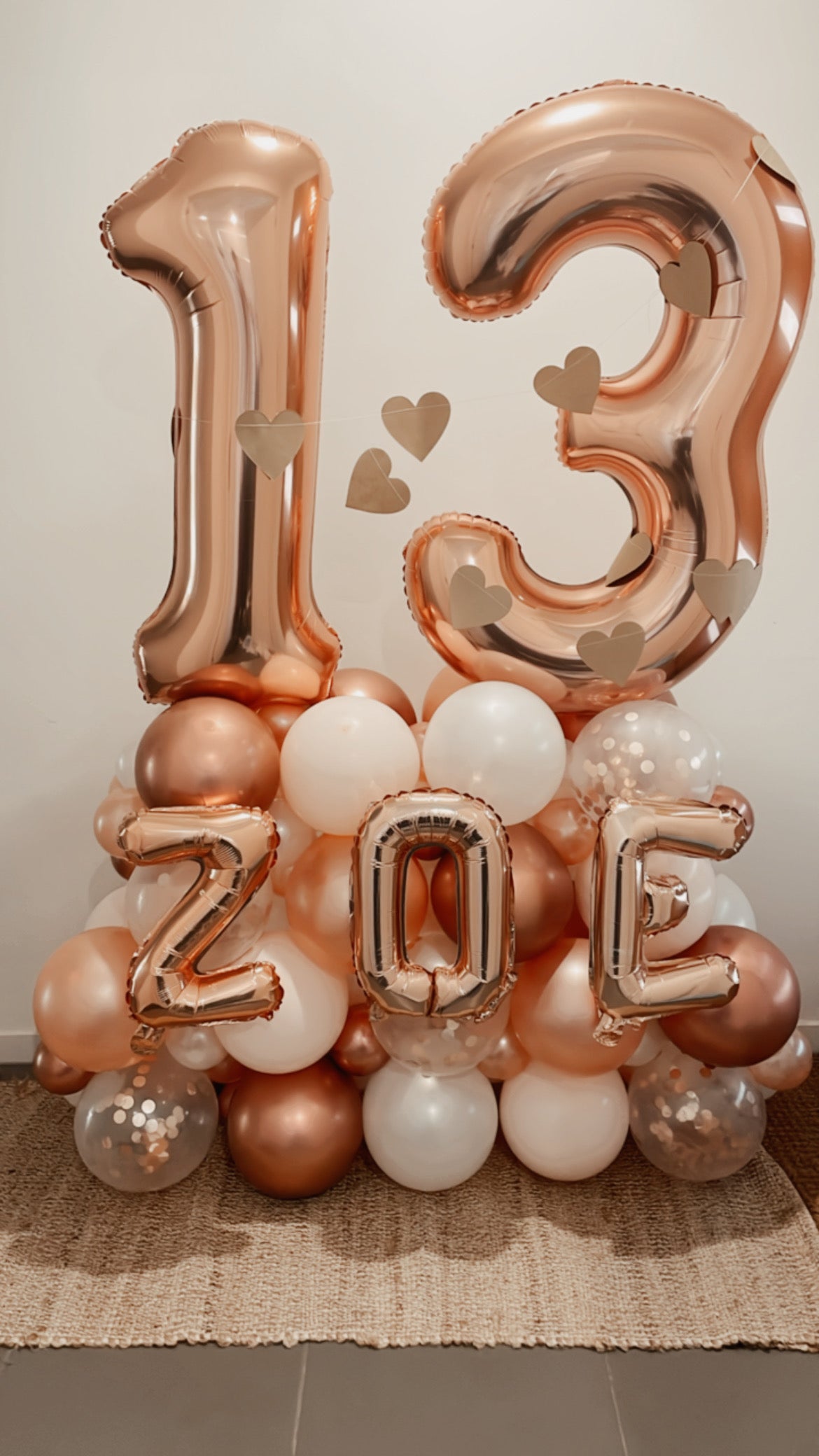 2 x 86cm number Balloon Bouquet