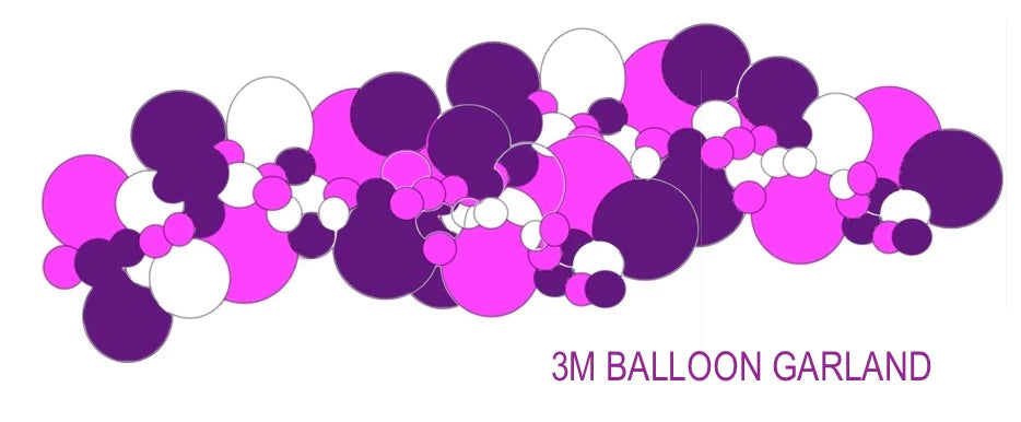 Custom - Premium colours Balloon Garland BG2