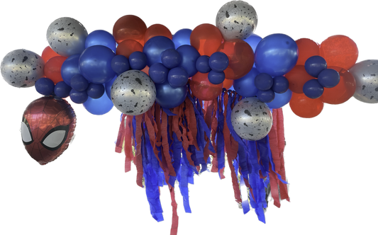 Kids Balloon Garland - Spider-Man- deluxe standard Garland