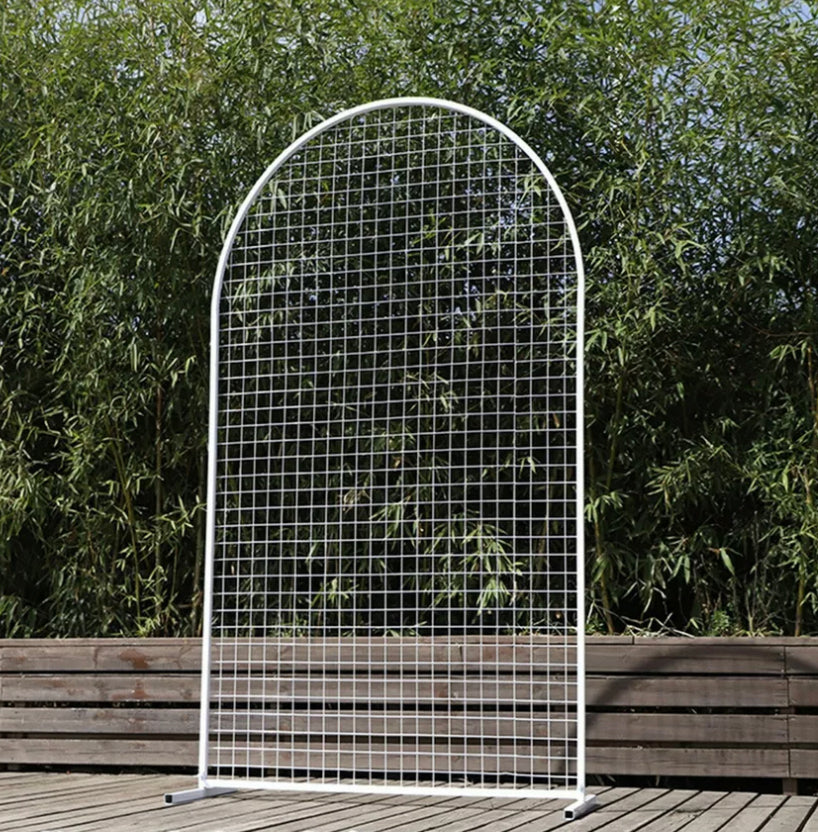 2m x 1.5m Mesh Arch hoop Backdrop ONLY