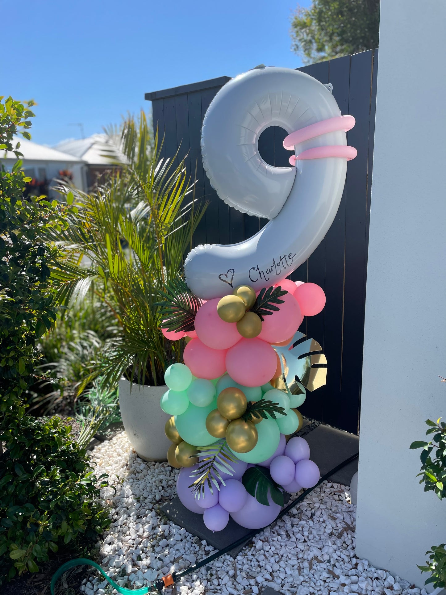 86cm Number bouquet Medium Kids Balloon Column
